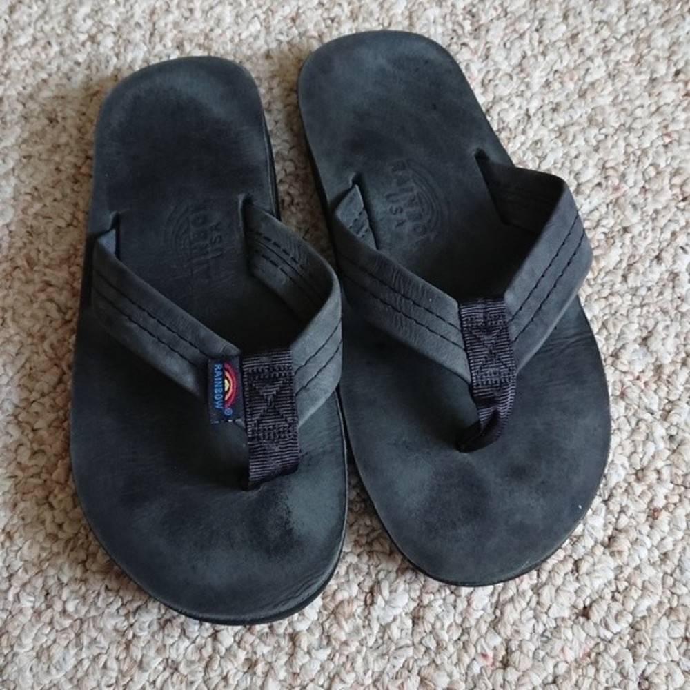 Men's Leather Double Layer w/Wide Strap READ DESCRIPTION REGARDING SIZING.